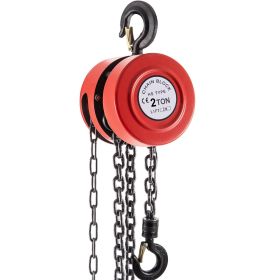 VEVOR Hand Chain Hoist, 4400 lbs /2 Ton Capacity Chain Block, 7ft/2m Lift Manual Hand Chain Block