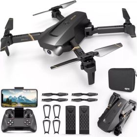 4DRC V4 Foldable Mini Drone with Camera - 1080P HD Drone ,3 Batteries,Drones for Adults Kids,Logistics is randomly sent by UPS/USPS.