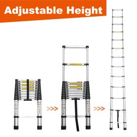 Aluminum Telescoping Ladder (Option: SIXTEEN POINT FIVE INCHES)