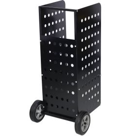 Outdoor Rolling Cart (Color: Black)