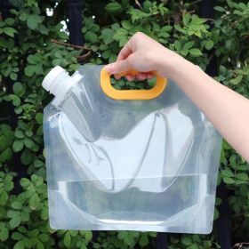 5L/10L Large Capacity Outdoor Portable Folding Water Storage Bag (Capacity: 5L Transparent)